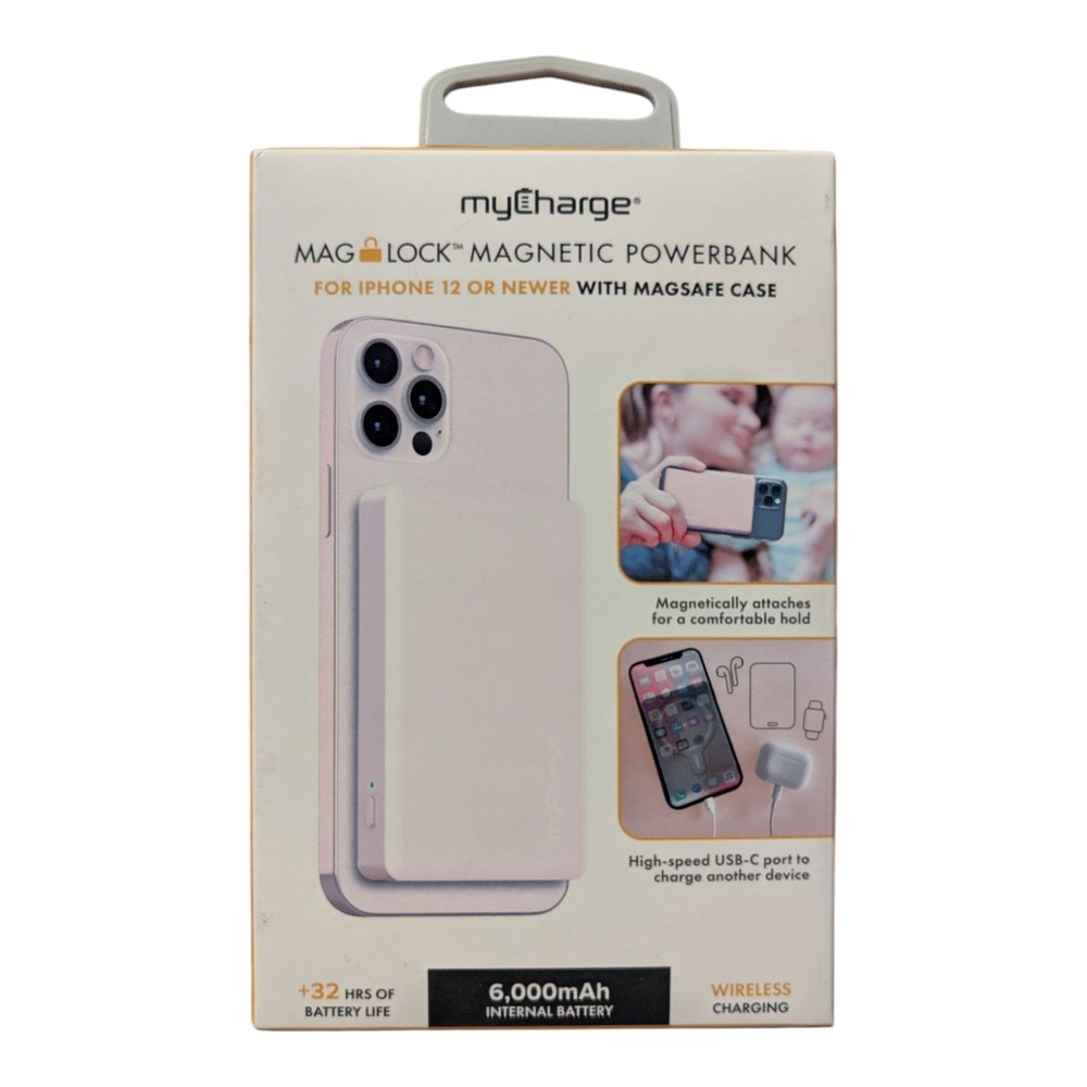 C5. MyCharge Maglock Magnet 6k mah Power bank For apple iPhone 12 or newer
